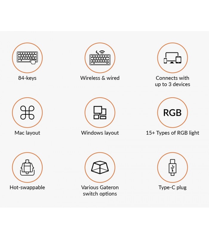 Keychron K2 Hot-Swap Red Switch RGB (US)