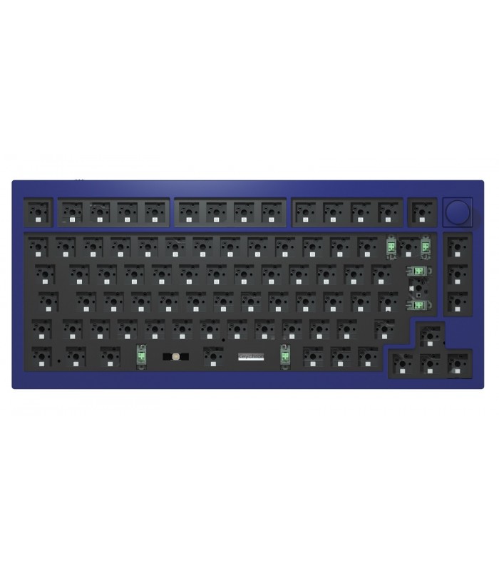 Keychron Q1 QMK Barebone ISO Navy Blue w/Knob