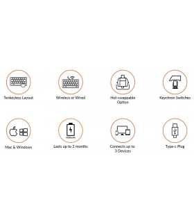 Keychron K8 Hot-Swap Blue Switch (US)