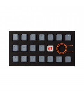 Tai-Hao 18-Key Rubber Keycap Set Grey