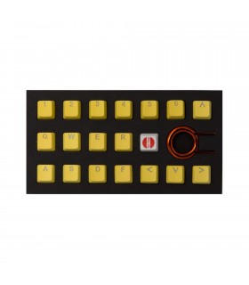 Tai-Hao 18-Key Rubber Keycap Set Yellow