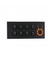 Tai-Hao 8-Key Rubber Keycap Set Black