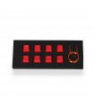 Tai-Hao 8-Key Rubber Keycap Set Red