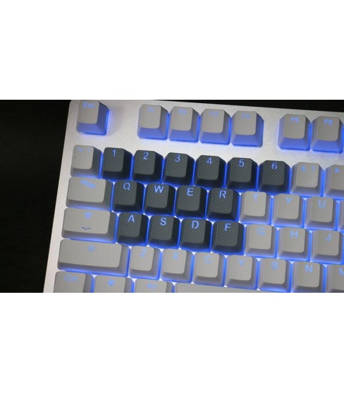 Tai-Hao 18-Key Rubber Keycap Set Grey