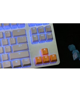 Tai-Hao 18-Key Rubber Keycap Set Yellow