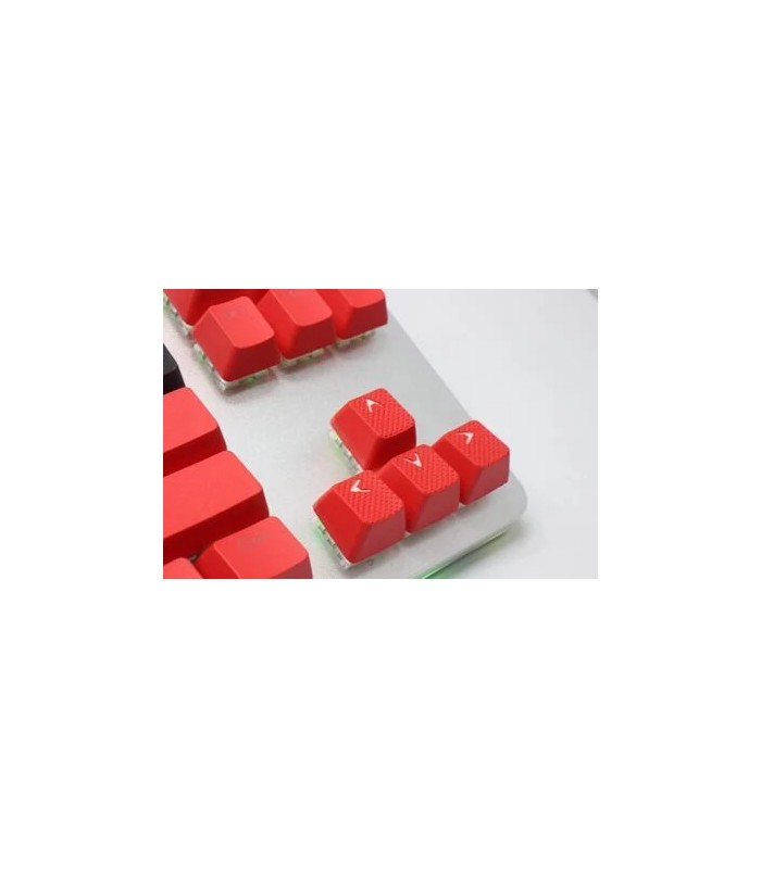 Tai-Hao 18-Key Rubber Keycap Set Red