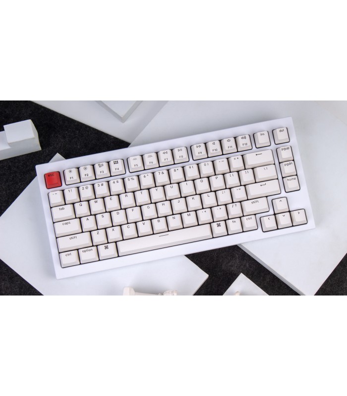Keychron Q1 White QMK Hot-Swap Red Switch (US)
