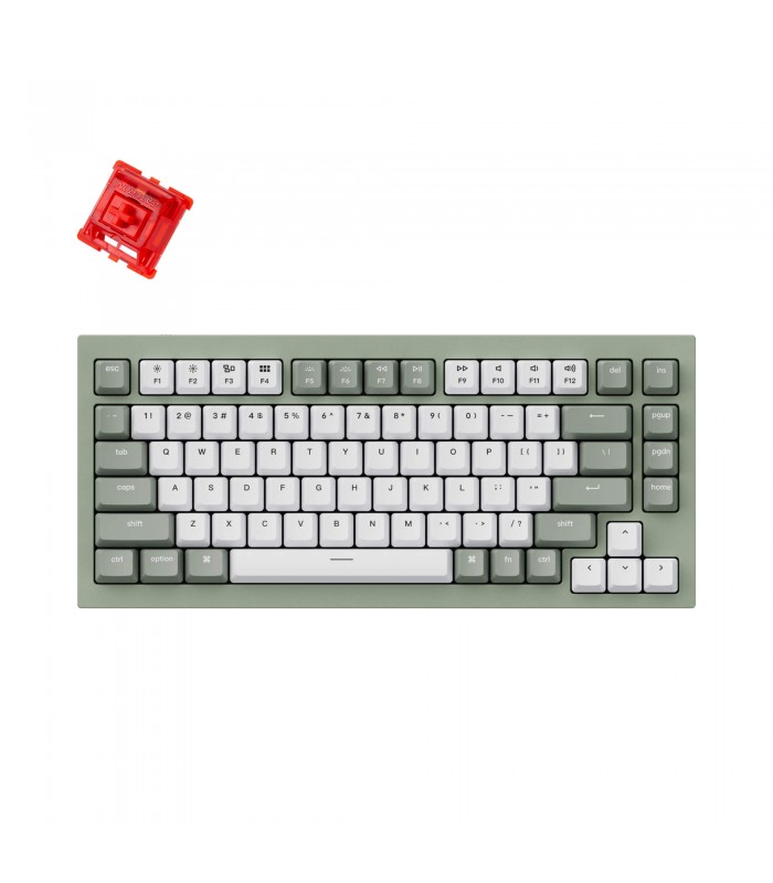 Keychron Q1 Green QMK Hot-Swap Red Switch (US)