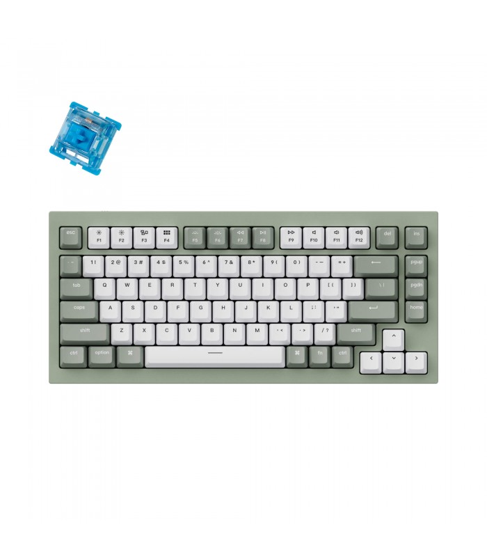 Keychron Q1 Green QMK Hot-Swap Blue Switch (US)