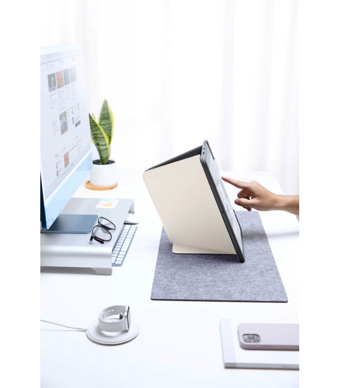 tomtoc B02 (10.9") Vertical Tablet Case, White