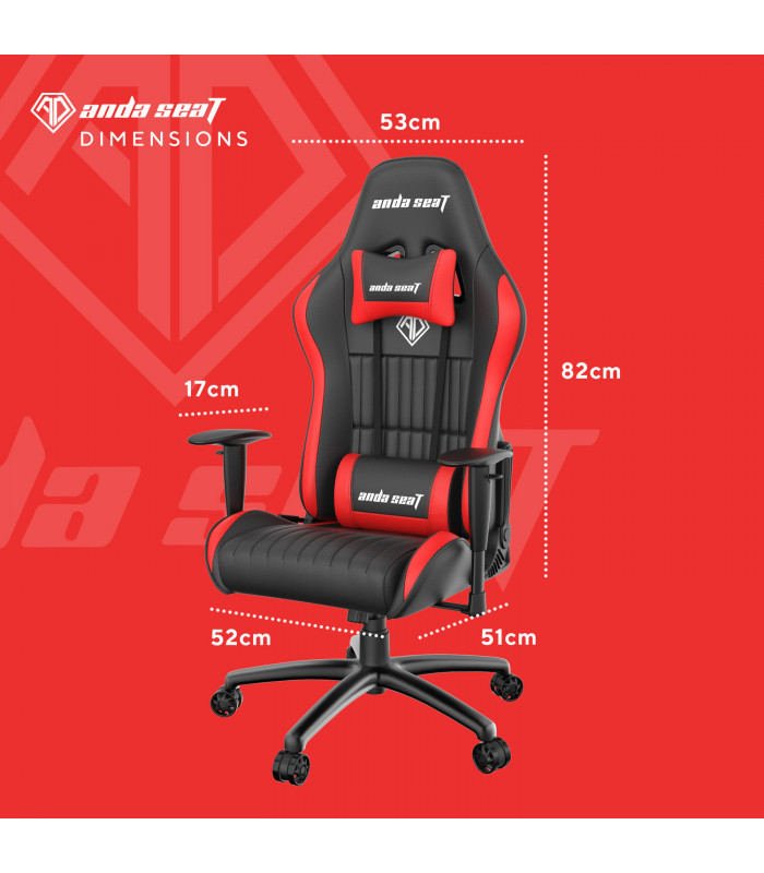 Anda Seat Jungle Black & Red