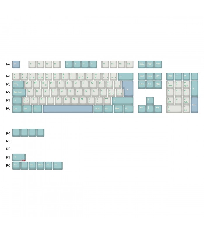 Tai-Hao PBT Hygge Keycaps 116 Keys (ISO-CH)