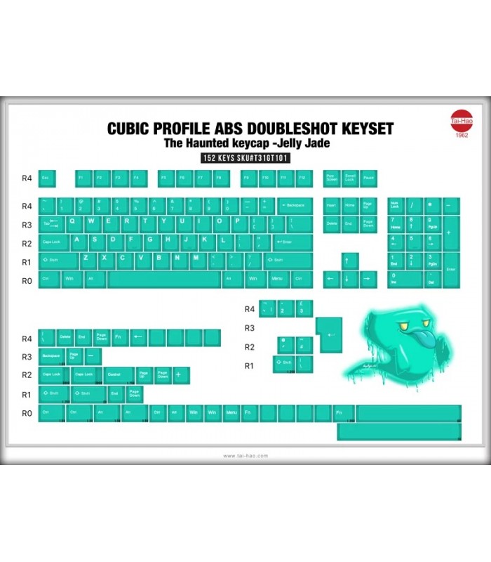 Tai-Hao ABS Jelly Jade 152 Keys (ANSI)