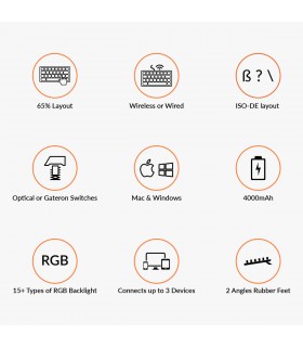 Keychron K6 Hot-Swap Red Switch RGB (DE)