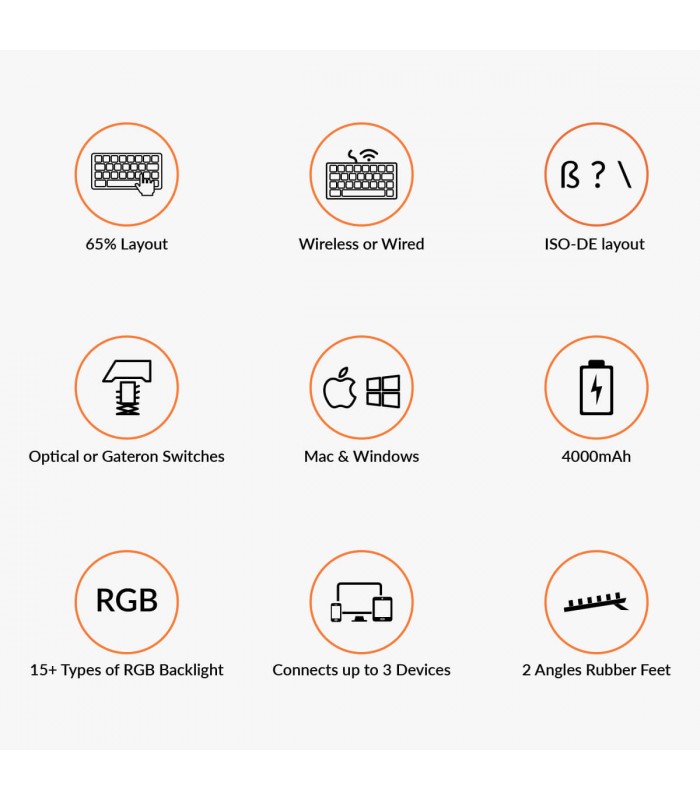 Keychron K6 Hot-Swap Red Switch RGB (DE)