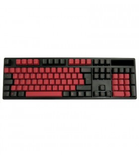 Tai-Hao PBT Black/Red Dark Blood 113 keys (ANSI)