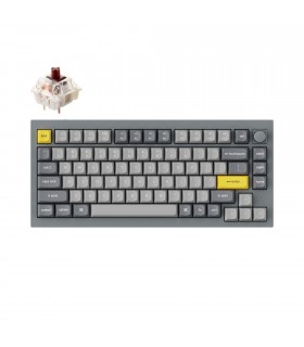 Keychron Q1 Grey QMK Brown Switch (US) w/Knob