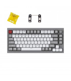 Keychron Q1 Grey QMK Yellow Switch (US) w/Knob