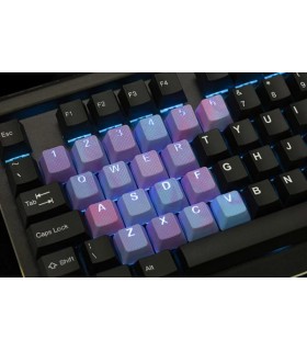 Tai-Hao 23-Key Rubber Keycap Set Pink & Blue Camo