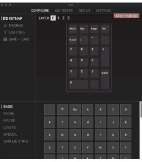 Keychron Q0 Grey QMK Red Switch Number Pad 