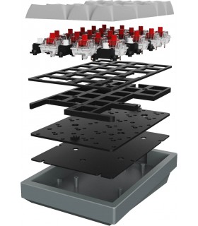 Keychron Q0 Grey QMK Red Switch Number Pad 