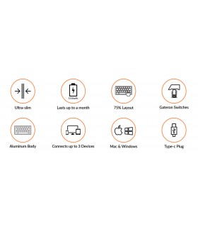 Keychron K3 White No Light Red Switch RGB (US)