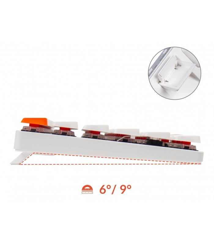 Keychron K3 White No Light Blue Switch RGB (US)