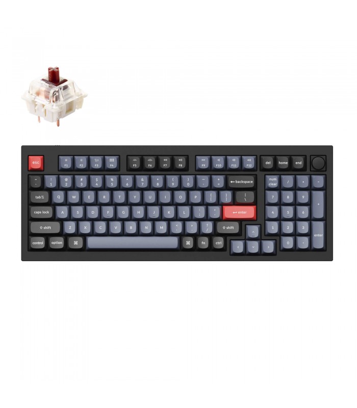 Keychron Q5 Black QMK Brown Switch (US) w/Knob