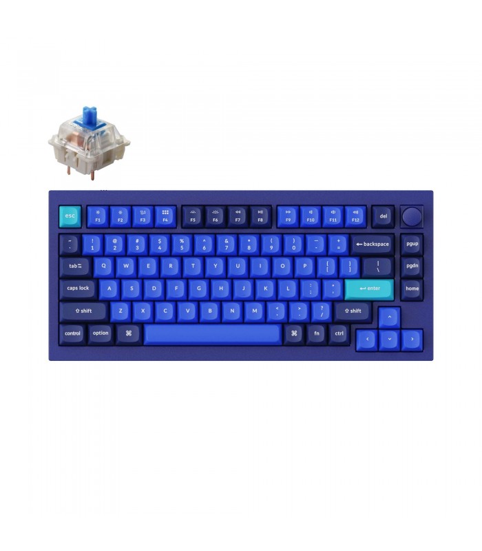 Keychron Q1 Blue QMK Blue Switch (US) w/Knob
