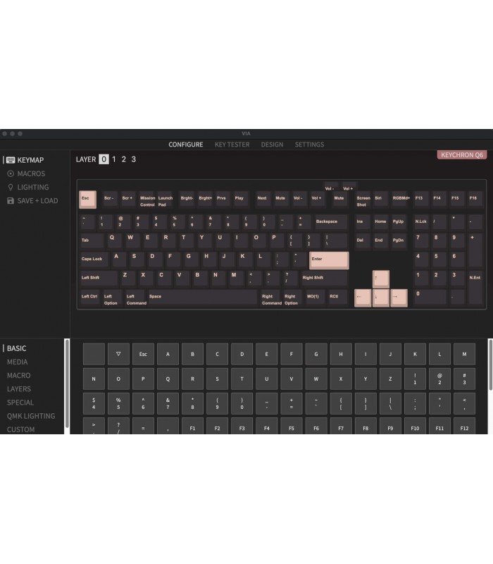 Keychron Q6 Grey QMK Red Switch (US) w/Knob