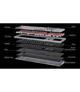 Keychron Q6 QMK Barebone ISO Navy Blue
