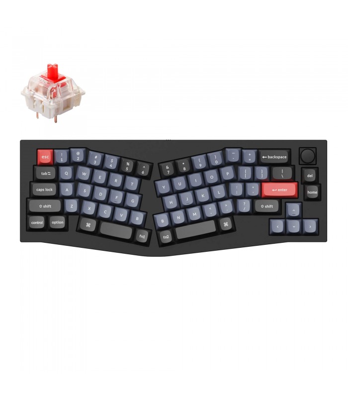 Keychron Q8 Black QMK Red Switch (US) w/Knob