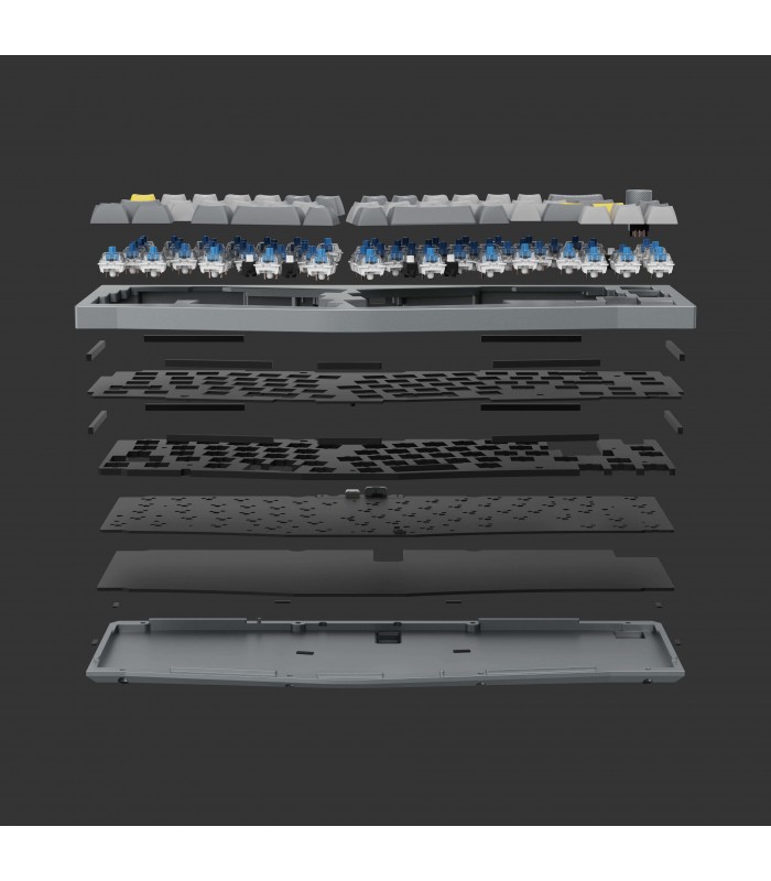 Keychron Q8 QMK Barebone ISO Carbon Black