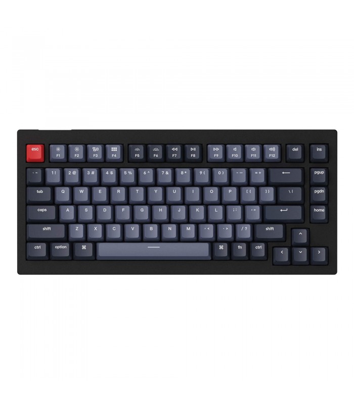 Keychron V1 Carbon Black QMK Brown Switch (US)