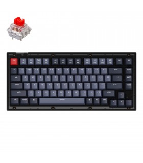 Keychron V1 Frosted Black QMK Red Switch (US)