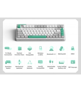 IQUNIX OG80 Wormhole Cherry MX Silent Red