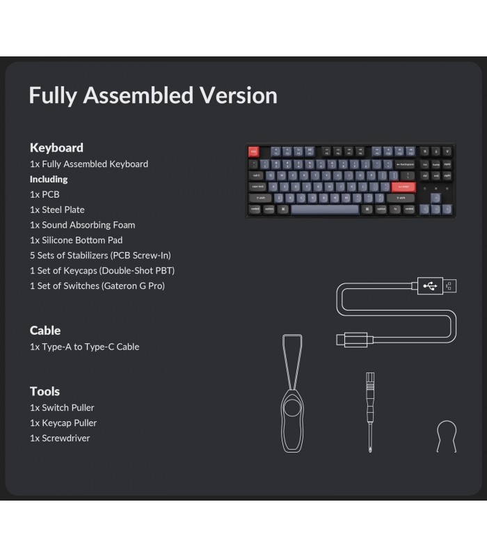 Keychron K8 Pro Blue Switch (US)