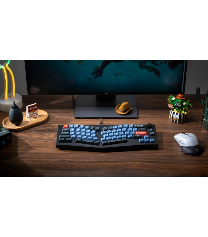 Keychron Q8 Black QMK Brown Switch (US) w/Knob