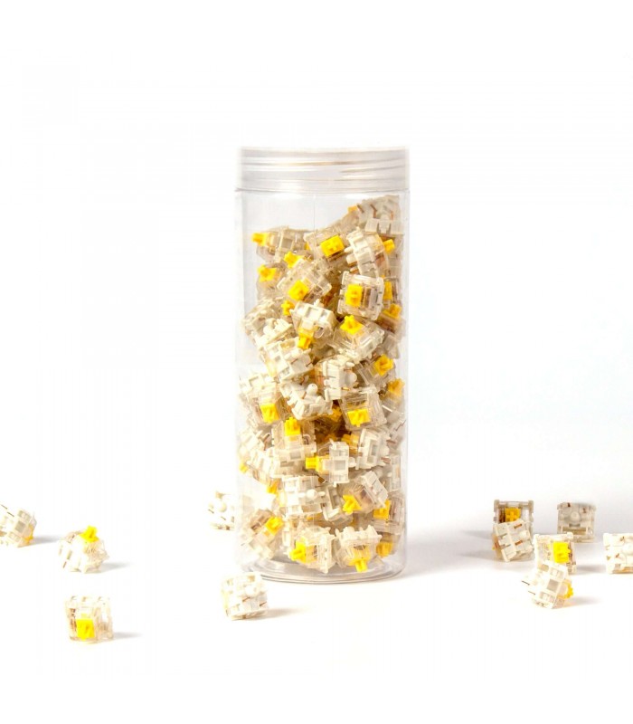 Gateron Silent Switch Set 110pcs/Set Yellow