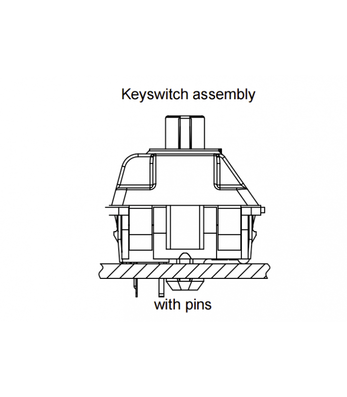 Gateron Kangaroo Box Ink 59 cN Switch 110pcs/Set 