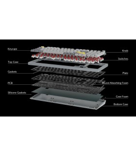 Keychron Q5 Black QMK Brown Switch (US) w/Knob