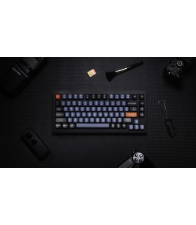Keychron V1 Carbon Black QMK Blue Switch (US)
