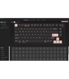 Keychron V1 Frosted Black QMK Red Switch (US)