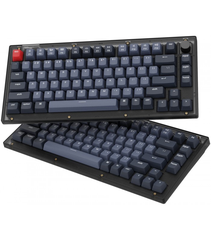Keychron V1 Frosted Black QMK Blue Switch (US)