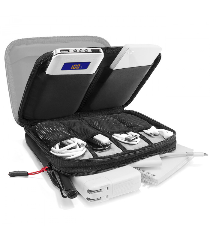 tomtoc Easy A01 Accessories Organizer Case, Black