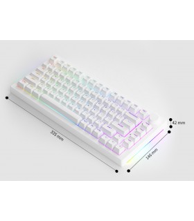 Akko 5075S Shine-Through White