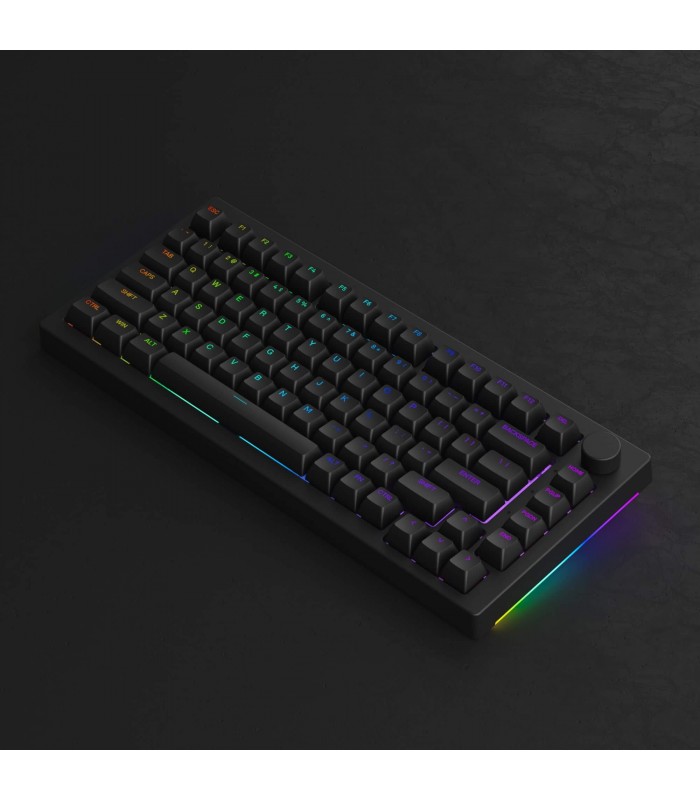 Akko 5075S Shine-Through Black