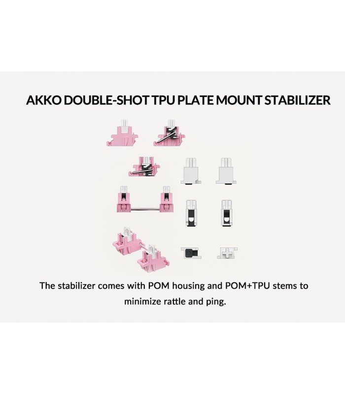 Akko 5075S Shine-Through Black