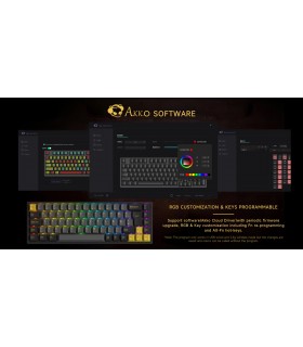 Akko 3068B Plus Black&Gold ISO-DE CS Jelly Pink