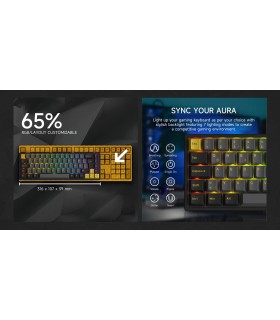 Akko 3068B Plus Black&Gold ISO-DE CS Jelly Pink